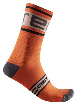 Chaussettes Castelli Prologo 15 Rouge