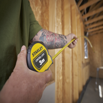 Stanley rolbandmaat Control-Lock 3 meter