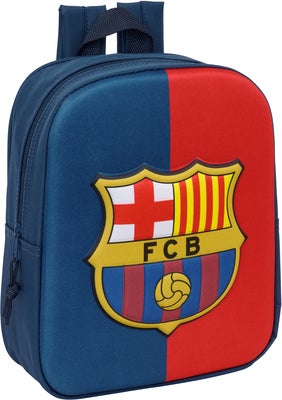 FC Barcelona 3D Mini Ryggsekk 6L, Blå/Rød