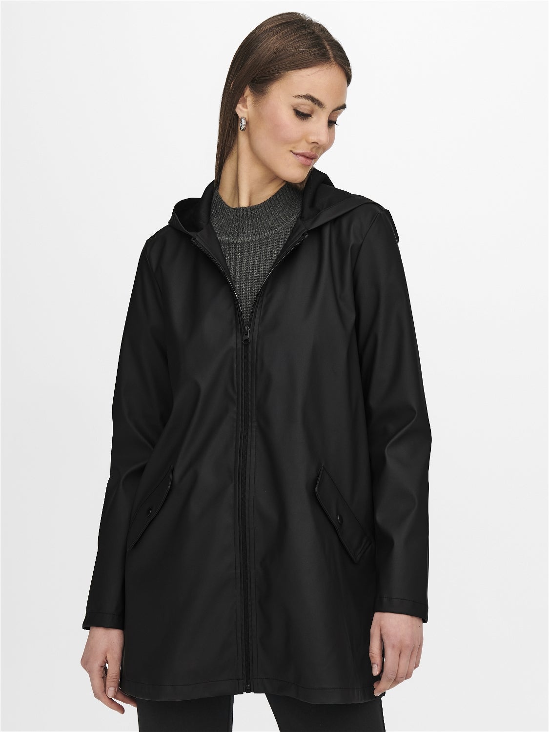 JDYELISA Regenmantel Black