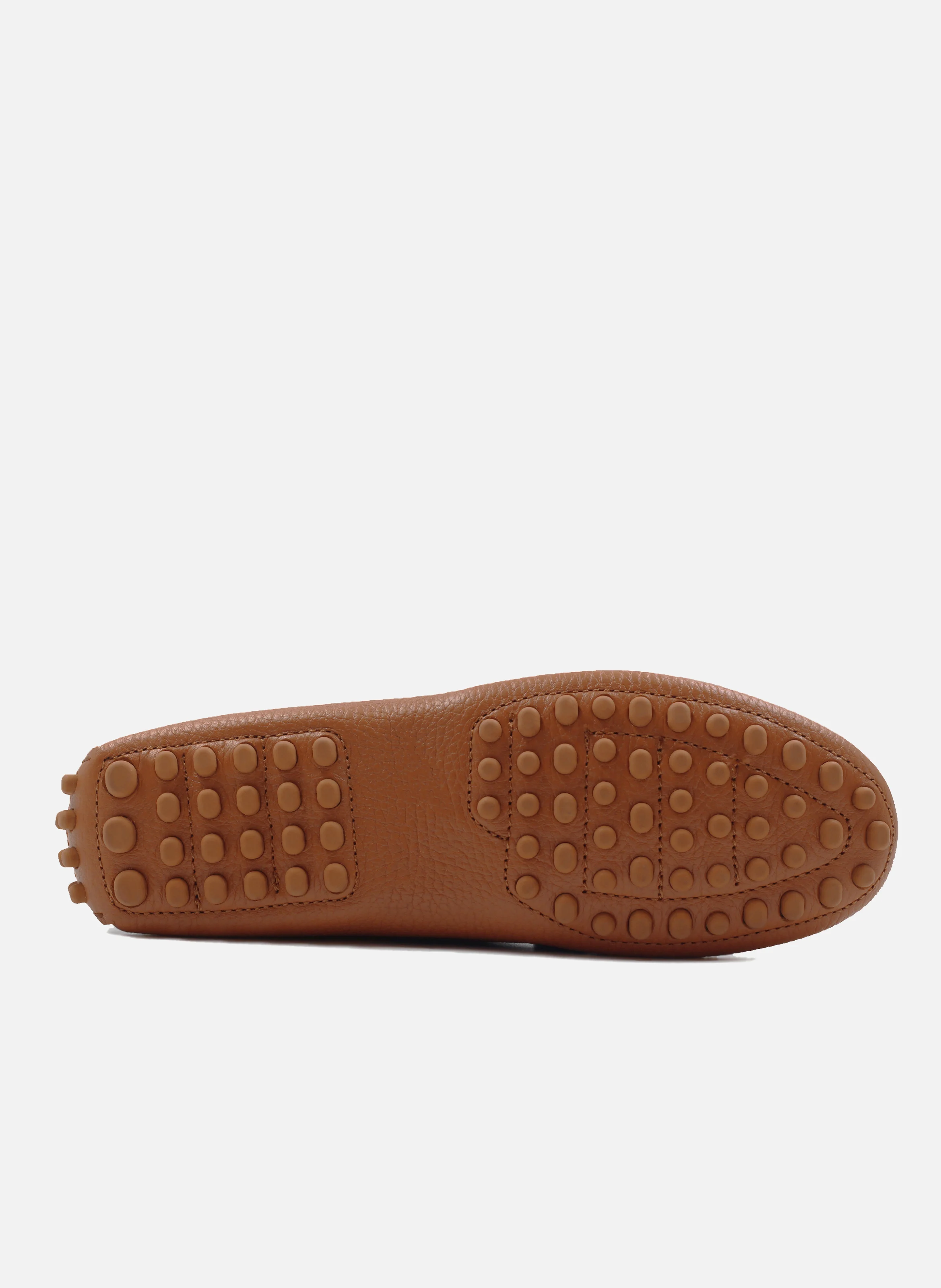 Mocassins femme cuir grainé | Marron