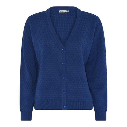 Micha Perlestrik Cardigan, Royal Blue, XXL