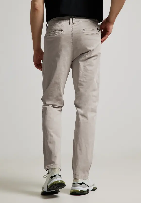 Regular Fit Chinohose - light sand beige