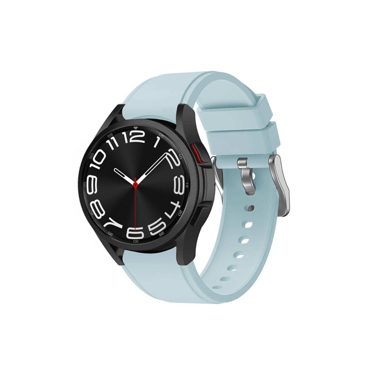 Silikon armbånd No-Gap Samsung Galaxy Watch 6 Classic (43mm) - Lysebl