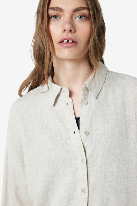 Noisy may beige dames blouse