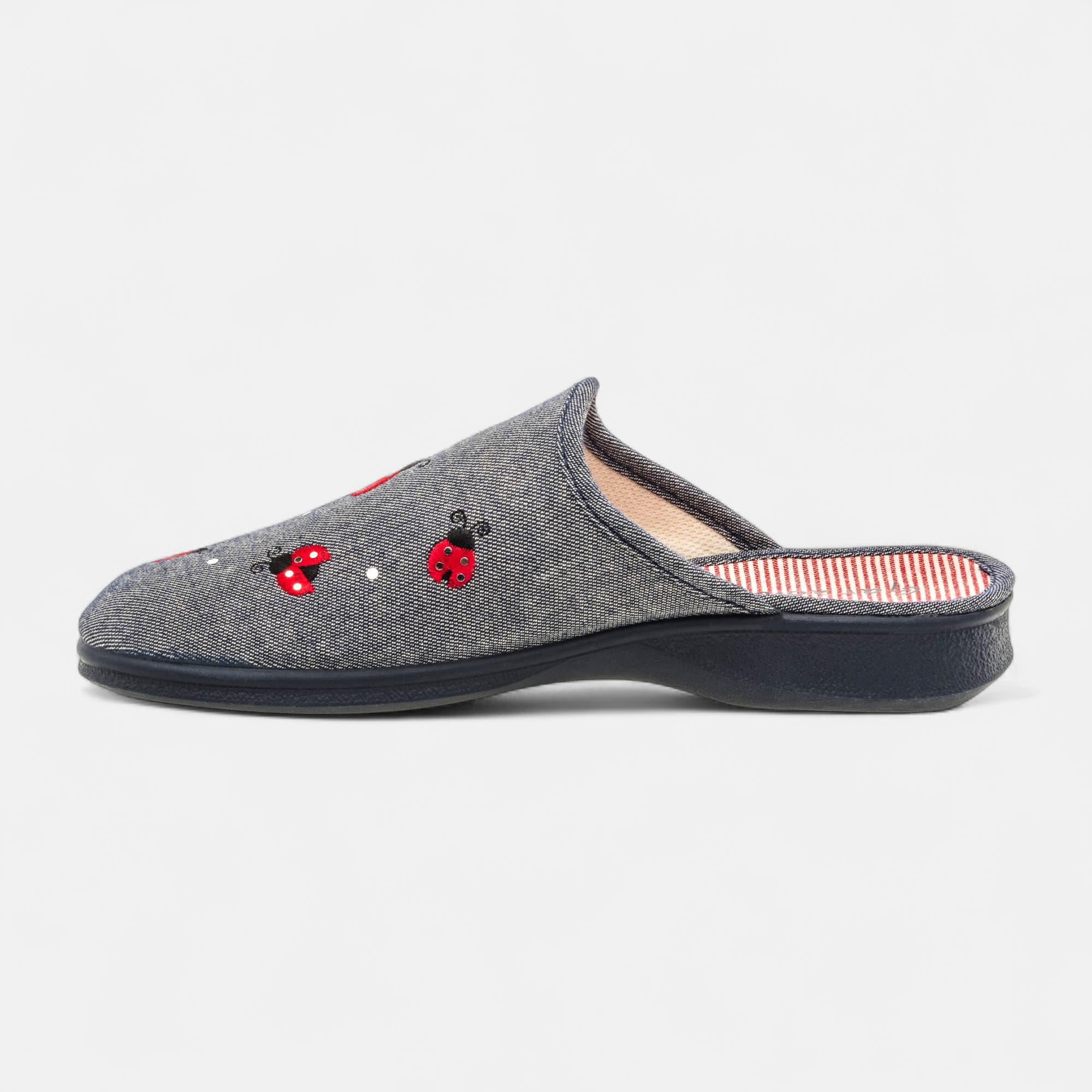 Pantoufles mules Femme bleu marine