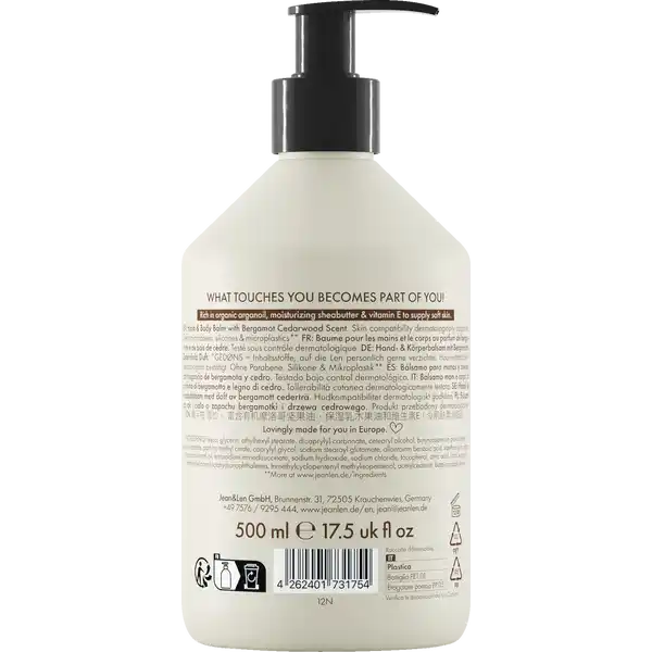 Hand & Body Balm Cedarwood Berga