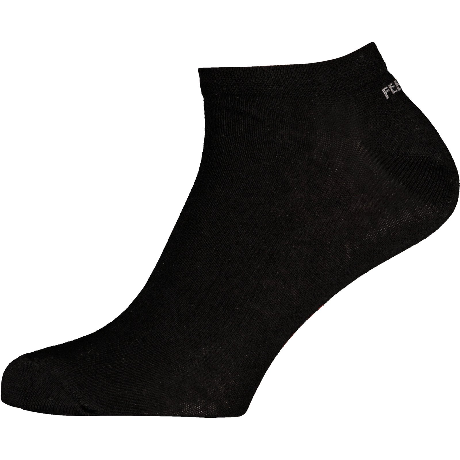 Feel Well Herren-Sneakersocken uni, 3 Paar 43-46, schwarz