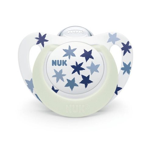 2 Sucettes STARLIGHT 18-36m Garçon - NUK