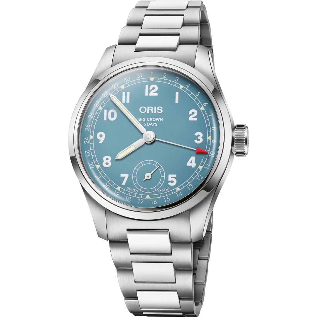Oris Big Crown Pointer Date Calibre 473 Hellblau
