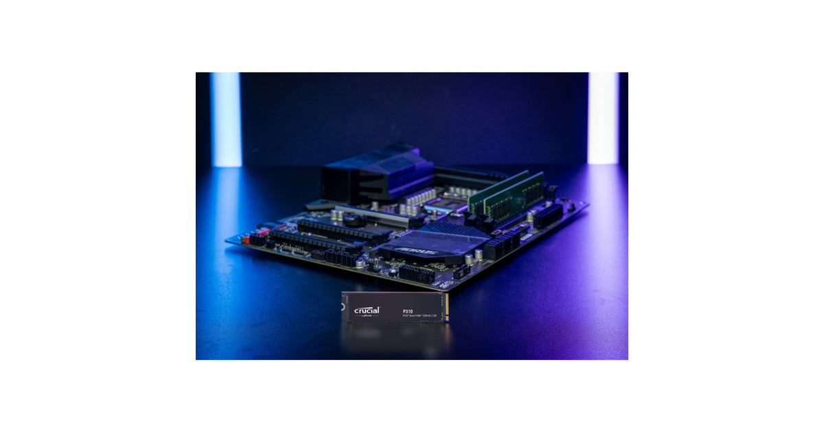 CrucialP310 500 GB SSD  (Zwart, CT500P310SSD8, PCIe Gen 4.0 x4, NVMe 2.0)