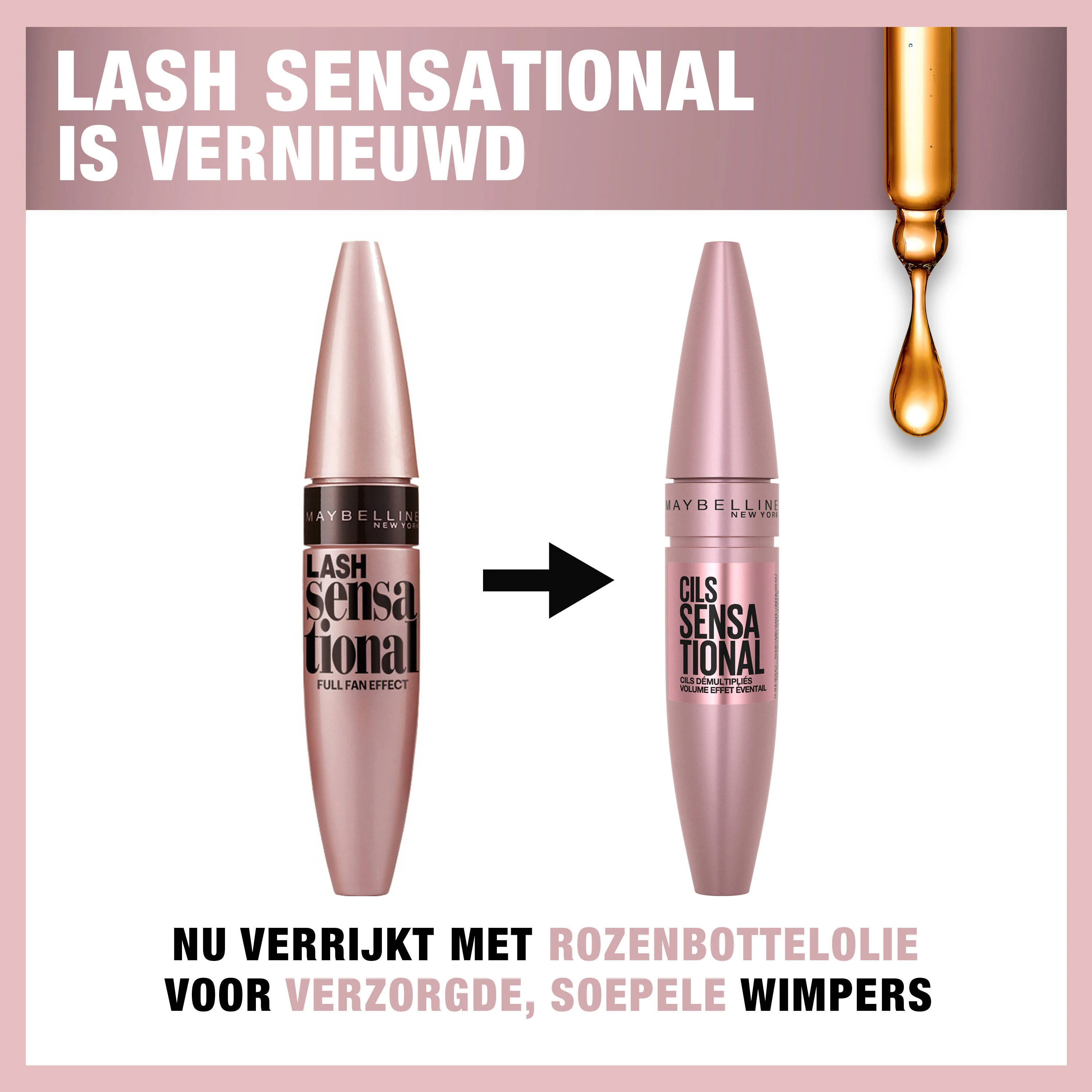 Maybelline New York mascara - Zwart