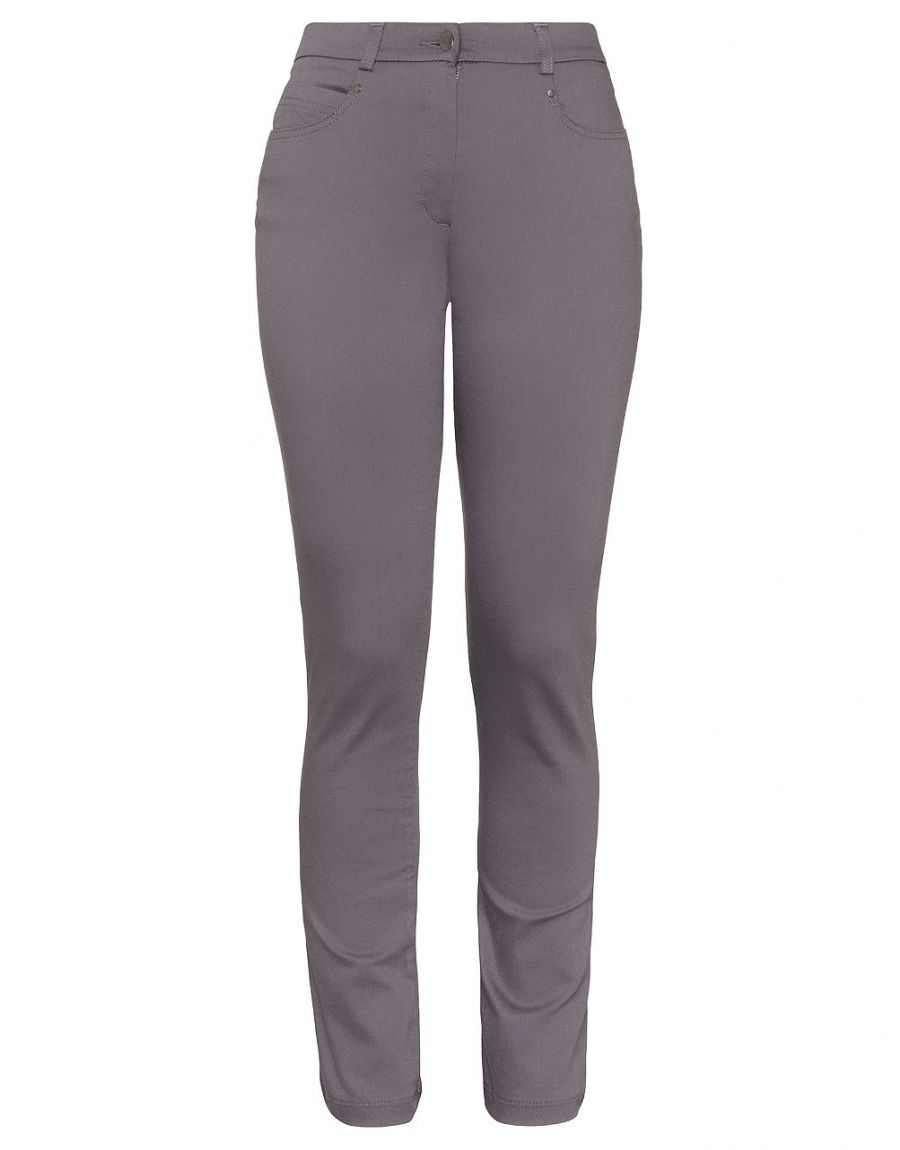 Pantalon stretch gris