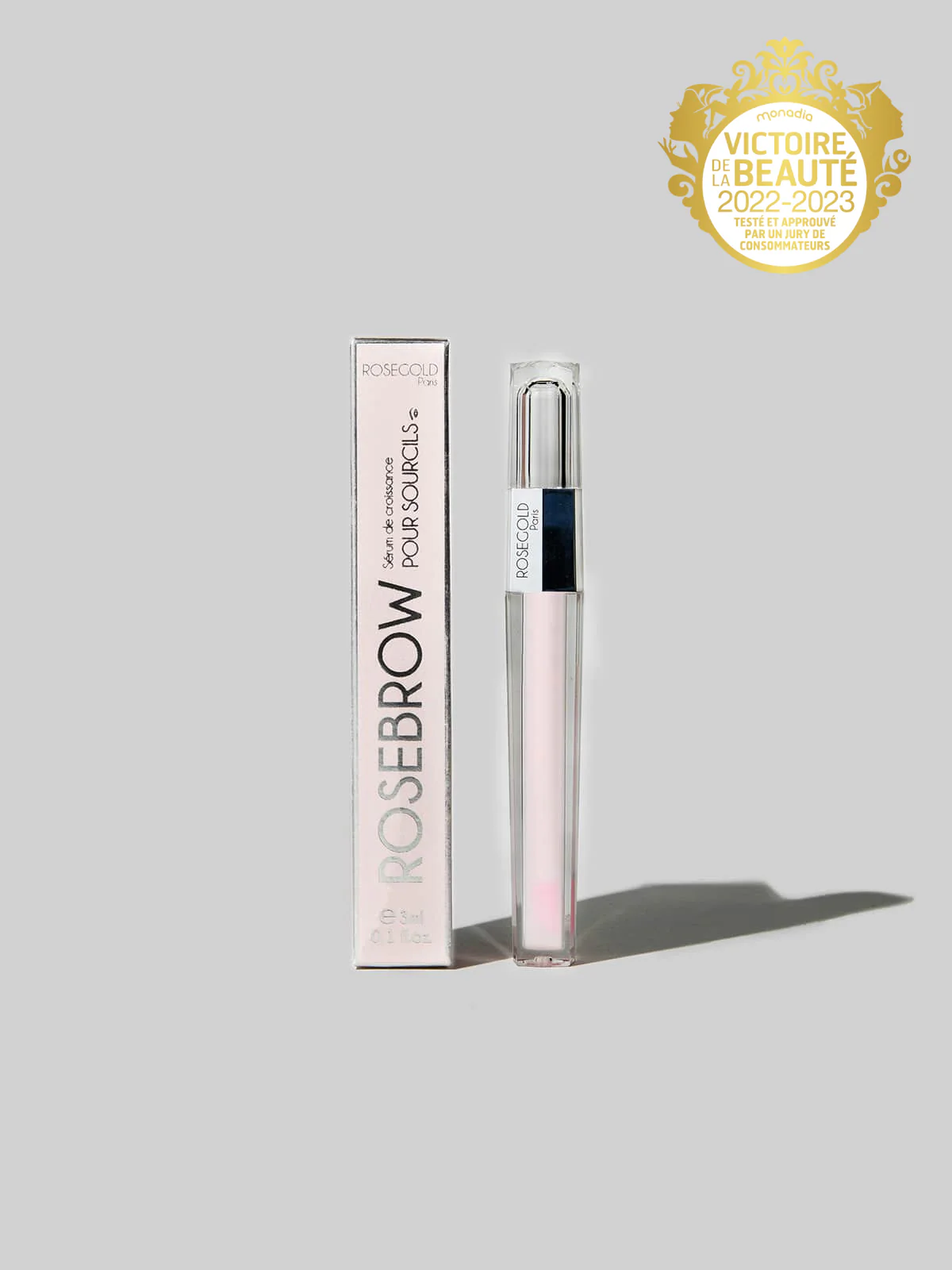 ROSEGOLD ROSEBROW<br>3 ml, Augenbrauenwachstumsserum