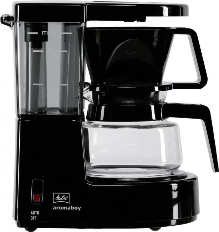 Melitta - 101502 - Koffiezetapparaat - Zwart - Glazen Pot Voor 2 Kopjes