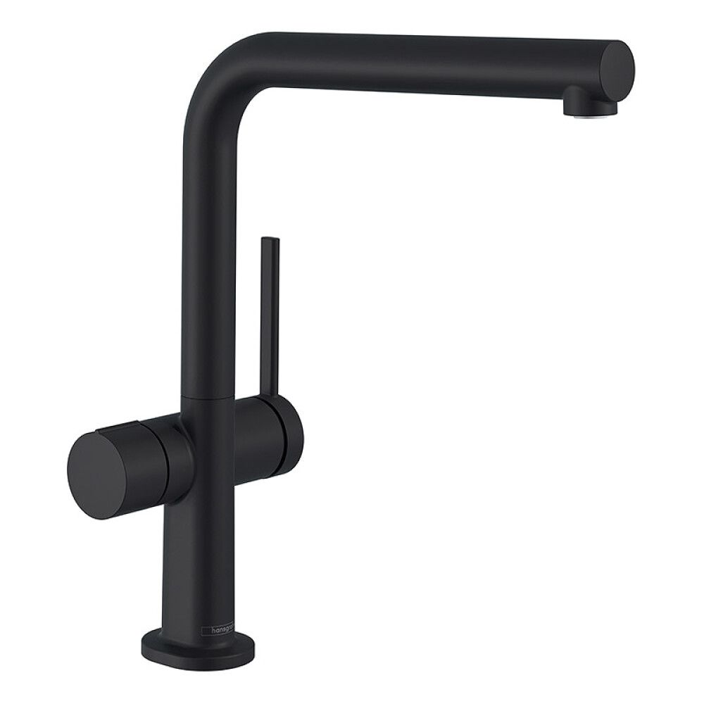 KJØKKENBATTERI HANSGROHE TALIS M54-270 SVART M/STENGEVENTIL