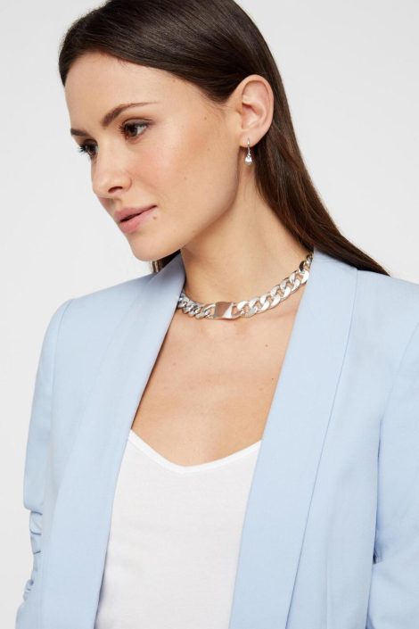 Pieces blauwe dames blazer
