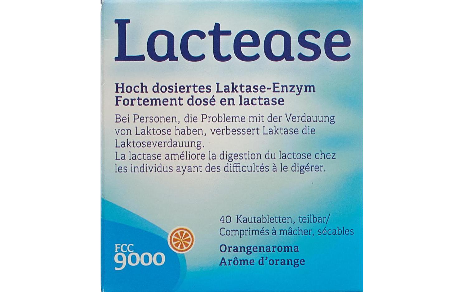 FCC 9000 Orange 40 KautablettenLaktase Kautablette