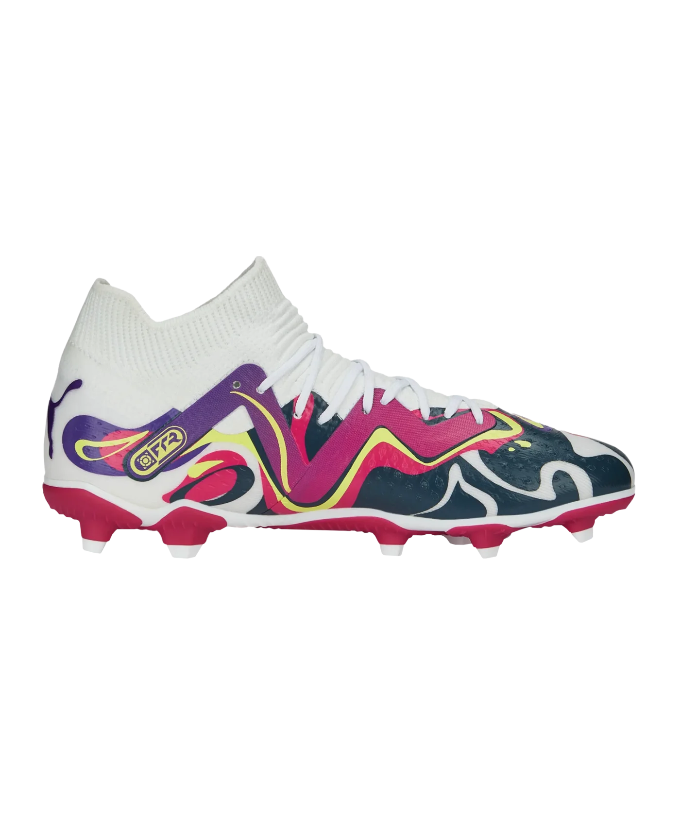 PUMA FUTURE Match FG/AG NJR Creativity Jr Kids Weiss Lila F01