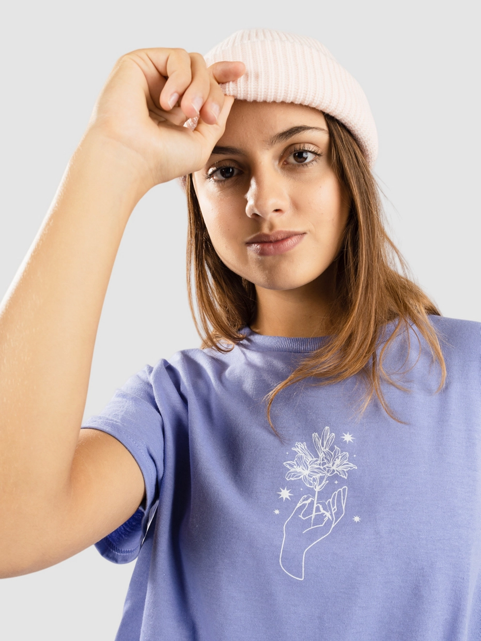 Dravus Bloomhands T-Shirt lavender