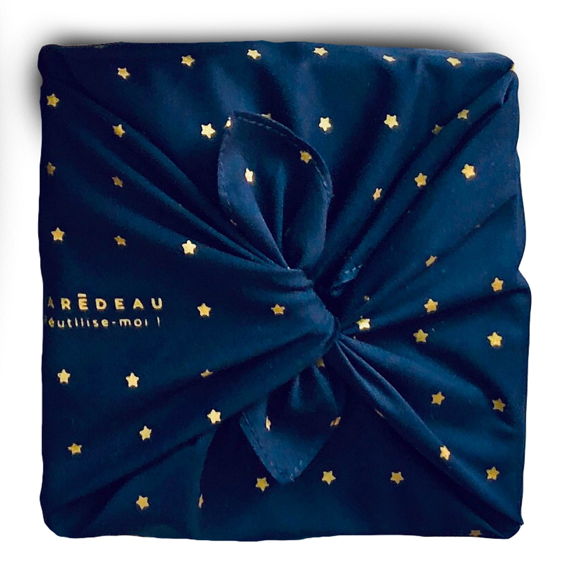 Mes p'tites étoiles (bleu nuit) 35x35cm mat 100% coton