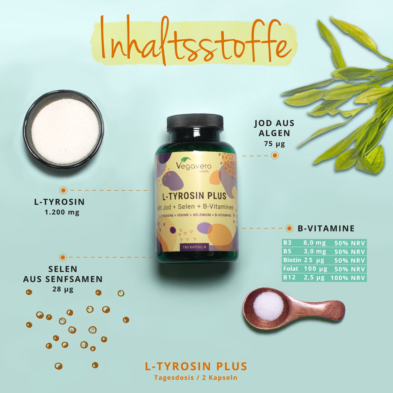 VEGAVERO L-Tyrosin Plus