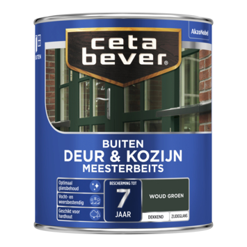 CetaBever Meesterbeits Deur & Kozijn zijdeglans dekkend woudgroen 750 ml