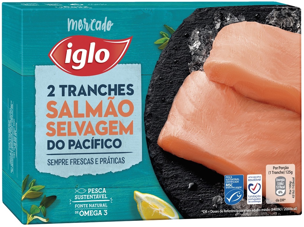TRANCHES IGLO SALMÃO SELVAGEM 250G