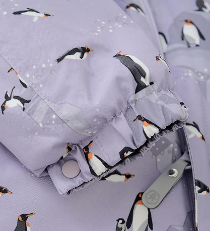 Color Kids Schneeanzug - Langweilige Lavender m. Pinguine