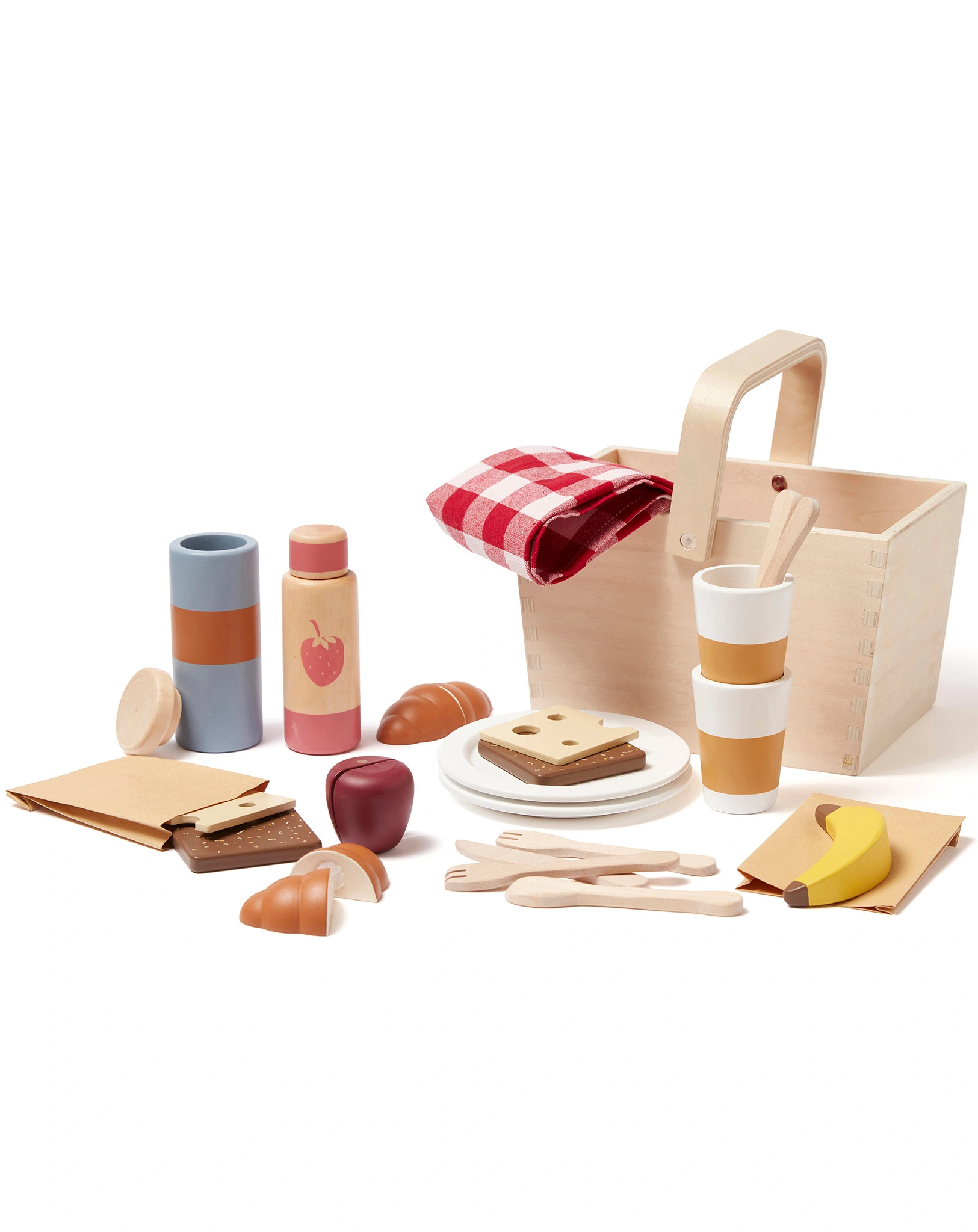 Picknick-Spielset SNACK TIME 24-teilig in bunt
