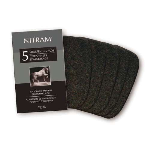 Nitram Ersatz-Schleifpads, 5 Stück