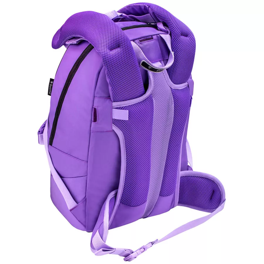Belmil Schulrucksack 2-IN-1 Schulrucksack & Gürteltasche Tulip Purple