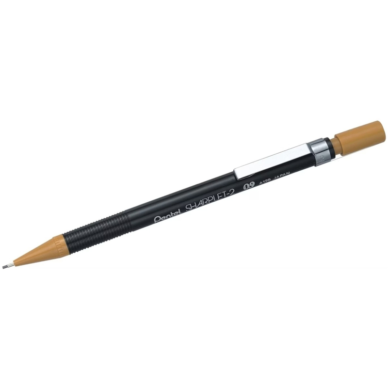 Pentel Druckbleistift Sharplet-2, A129, 0.9 mm, HB, braun/schwarz