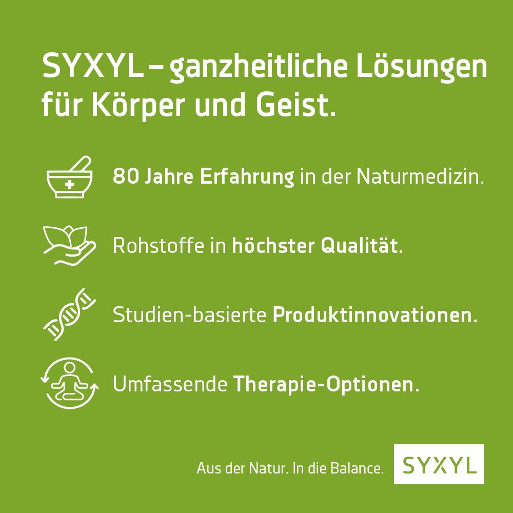 SYXYL REGACAN® unterstützt den Körper dabei, die körpereigenen Abwehr aufrecht zu erhalten