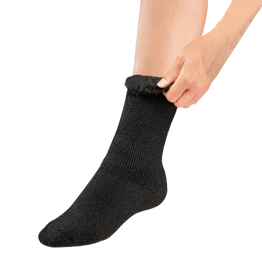 Zubehör - Socken Anti-Kälte-Socken Damen schwarz
