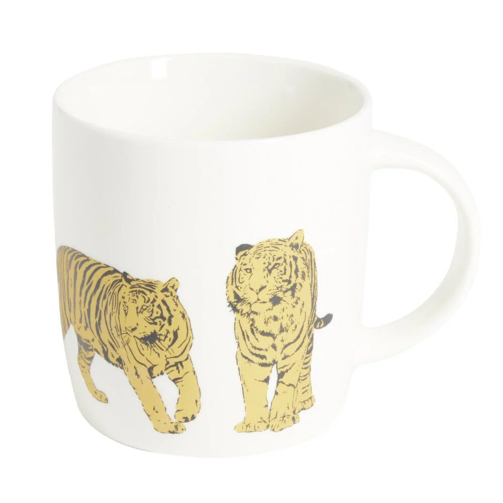 Ensemble mug en faïence avec 4 sachets de thé