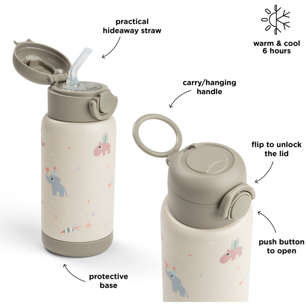 Køb DonebyDeer Sand Celebration Insulated Sugerør Flaske
