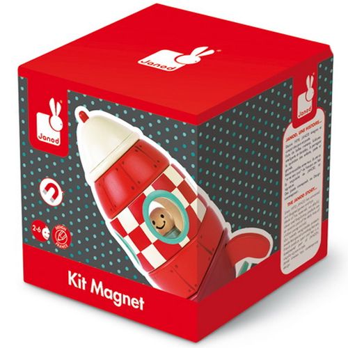 Janod magneetpuzzel raket 16 cm 5207