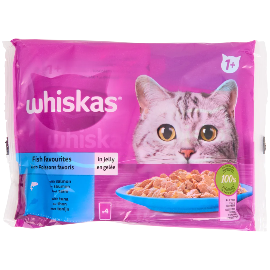 Nourriture humide pour chat Whiskas Saumon et thon