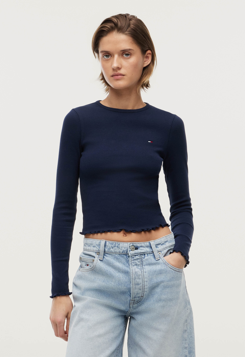 Tommy Jeans Slim Rib Longsleeve
