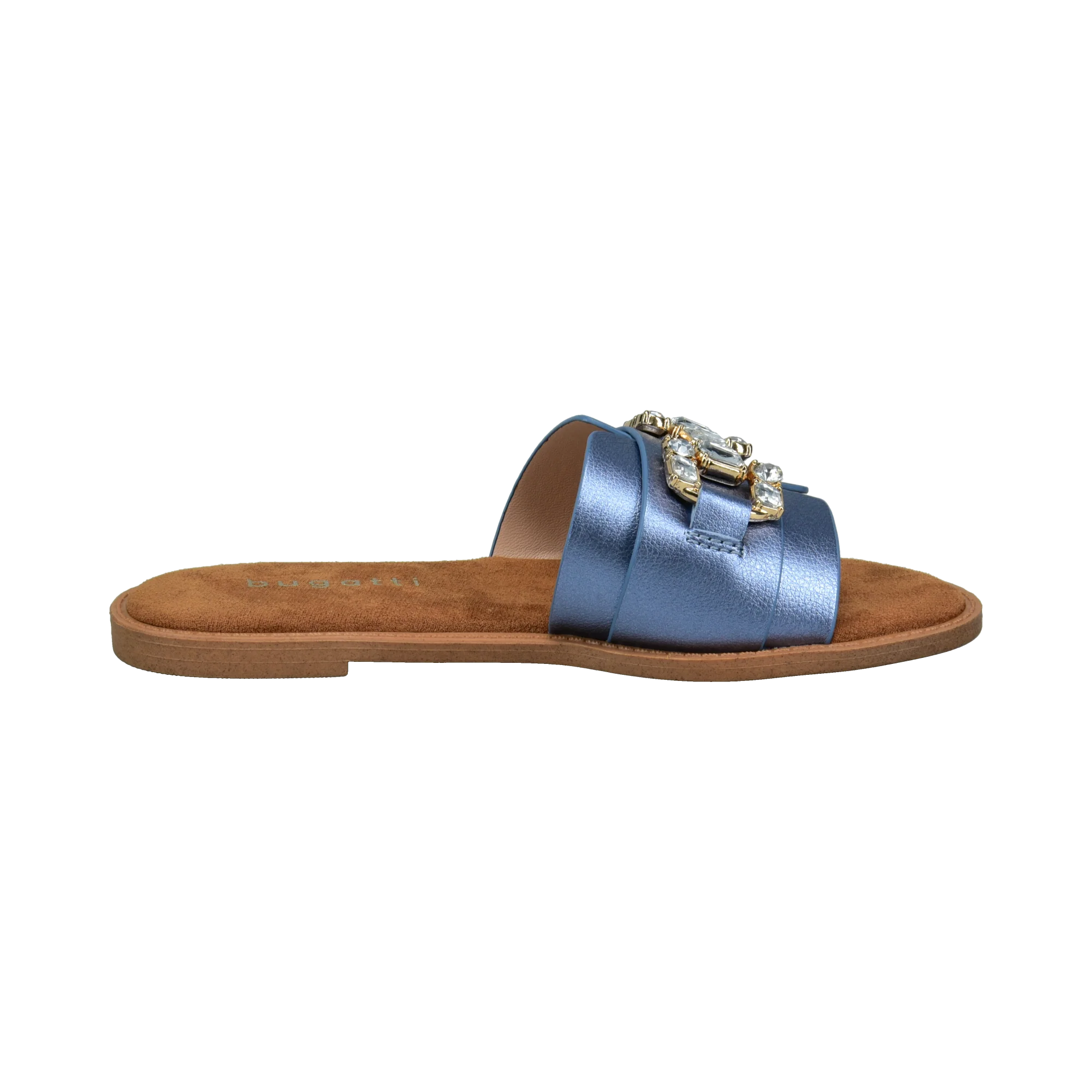Pantoletten blau