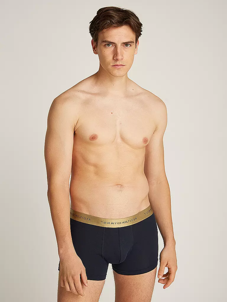 TOMMY HILFIGER Pants 3er Pkg gold schwarz