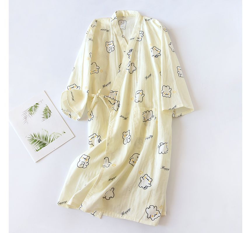 MelMount - Bijpassende pyjamajas met print voor koppels (verschillende ontwerpen)