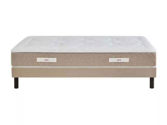 Clémaé 2 - Matelas à ressorts et latex, accueil équilibré - 90x190cm
