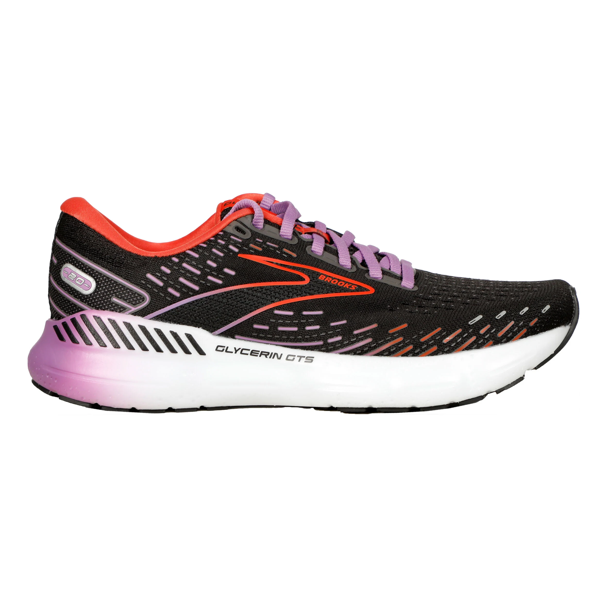 Brooks Glycerin 20 Chaussure De Running Sans Stabilisateurs Femmes - Noir , Orange