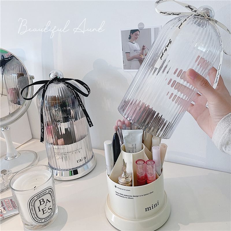 Indus - Plastic make-up bureau organizer met lint