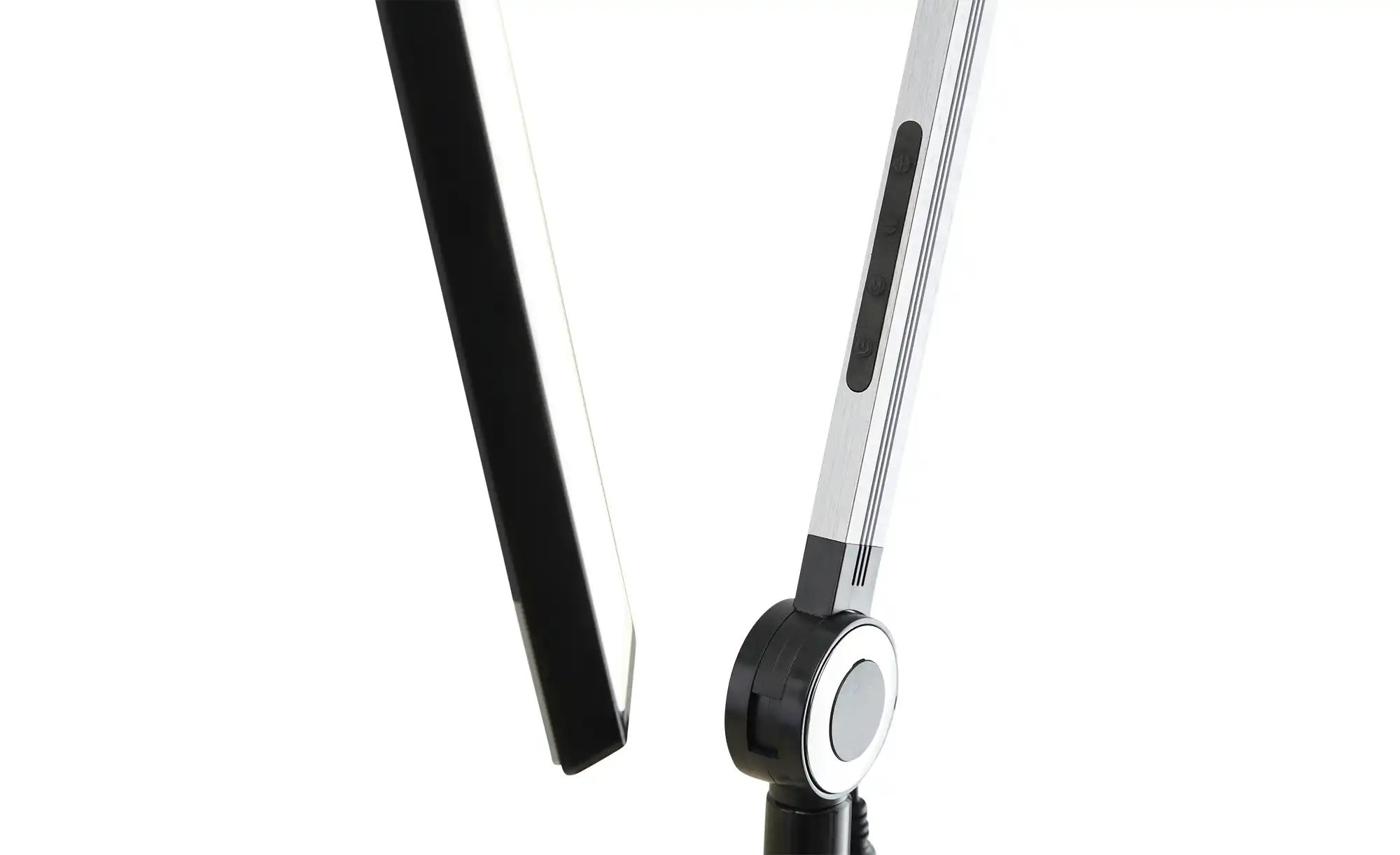 KHG LED-Klemmleuchte, 1-flammig, schwarz mit Touchpad