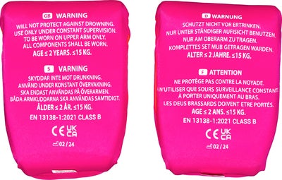 Strooem Softies Armpuffer, Pink-Orange