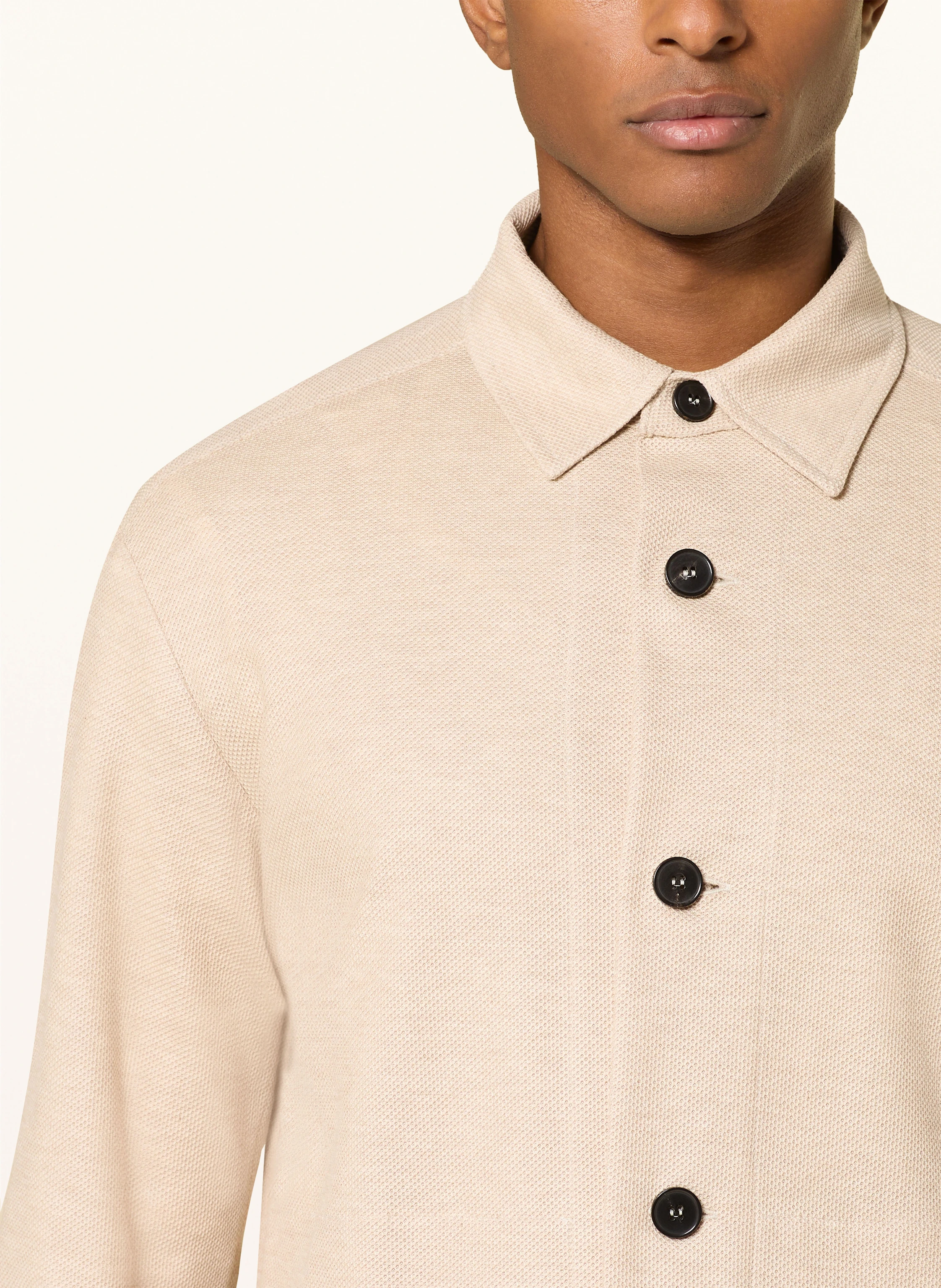 HARRIS WHARF LONDON Piqué-Overshirt