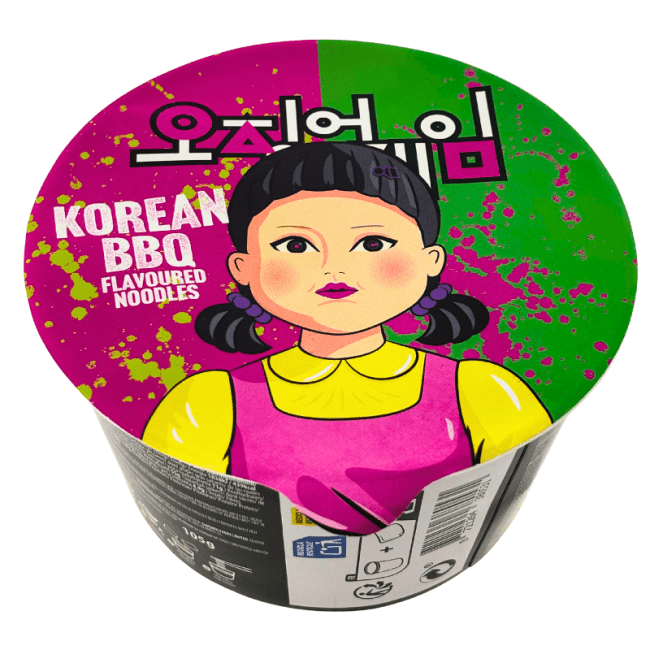Squid Game Korean BBQ Noedels 105g